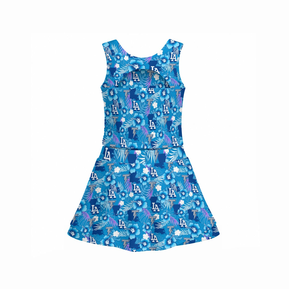 Triple-Layer Vest Skort Set